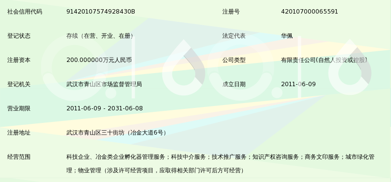 武汉威仕科科技企业孵化器